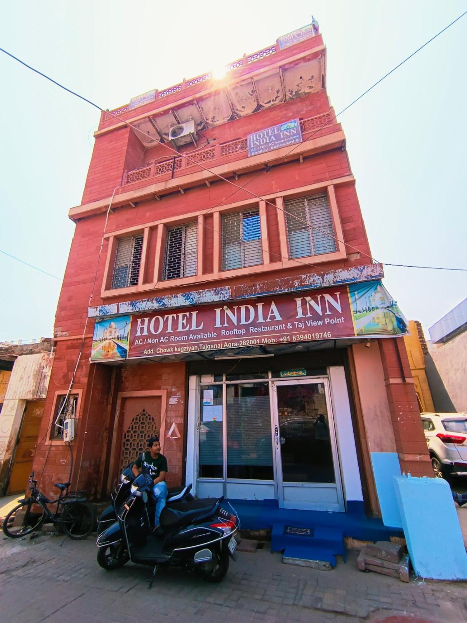 Hotel India Inn Walking Distance From Taj Mahal-- Rooftop Taj Mahal View Agra  Extérieur photo