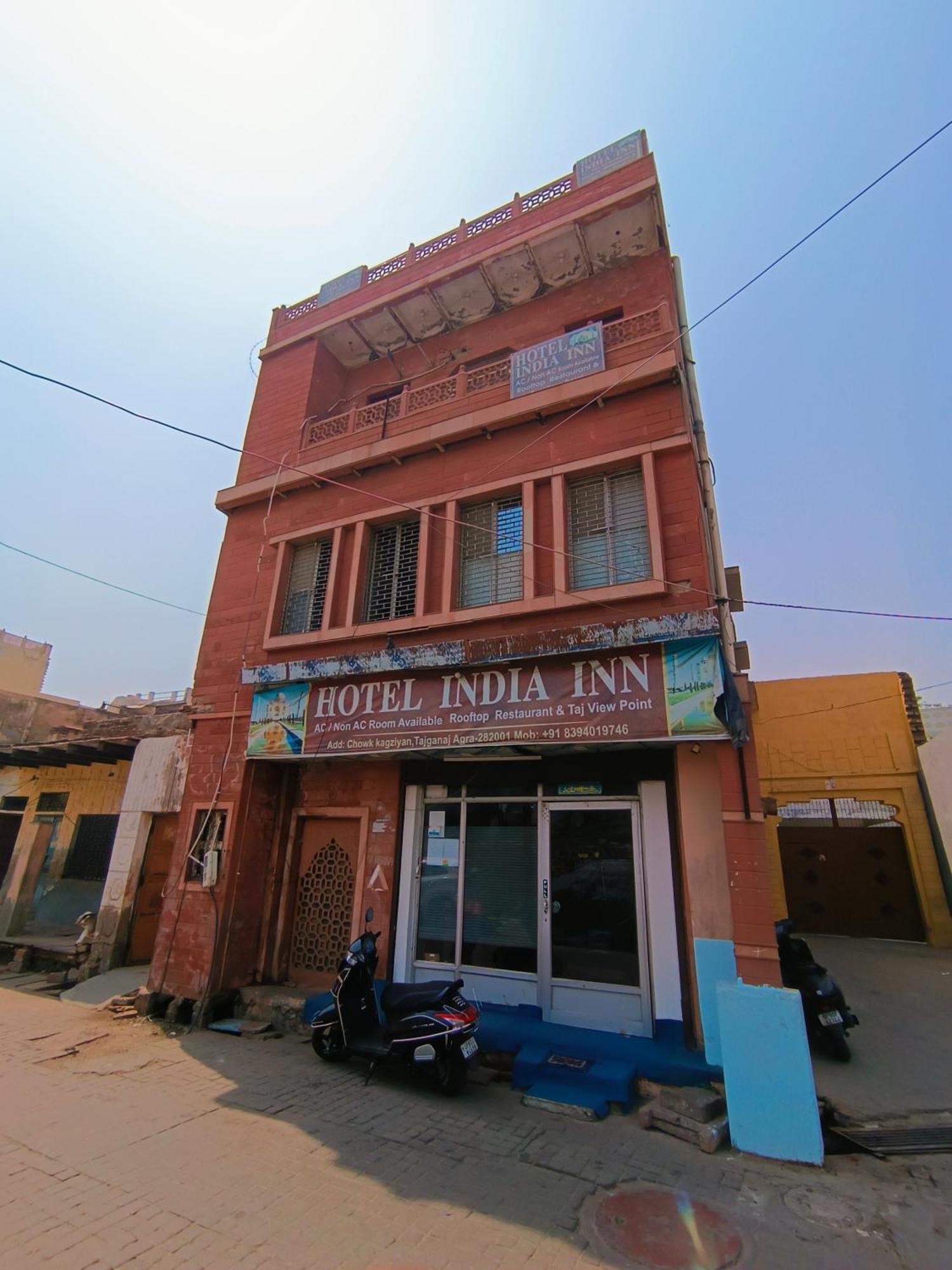 Hotel India Inn Walking Distance From Taj Mahal-- Rooftop Taj Mahal View Agra  Extérieur photo